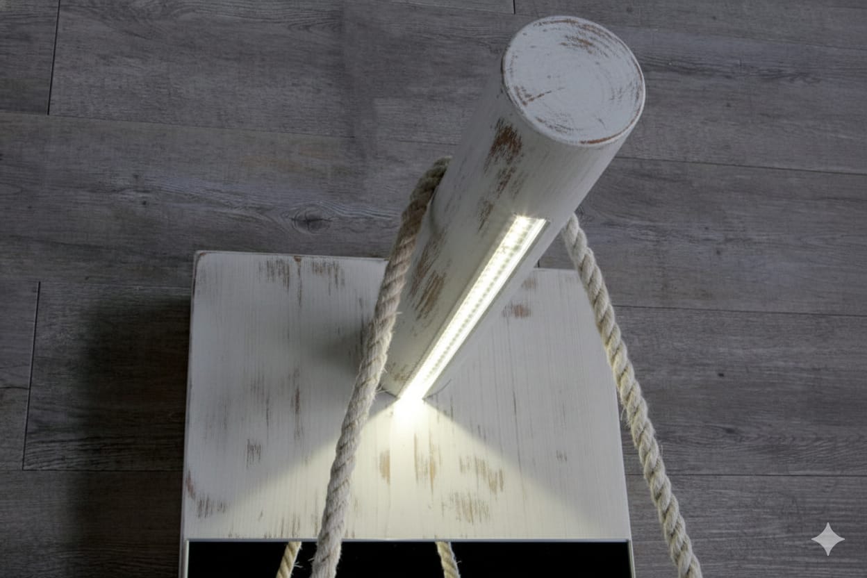 HOLZBODENSTRUKTUR MIT SPIEGEL POZZO BACILE