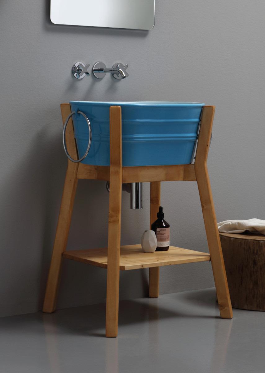 HIGH FLOOR WOODEN TUB FRAME