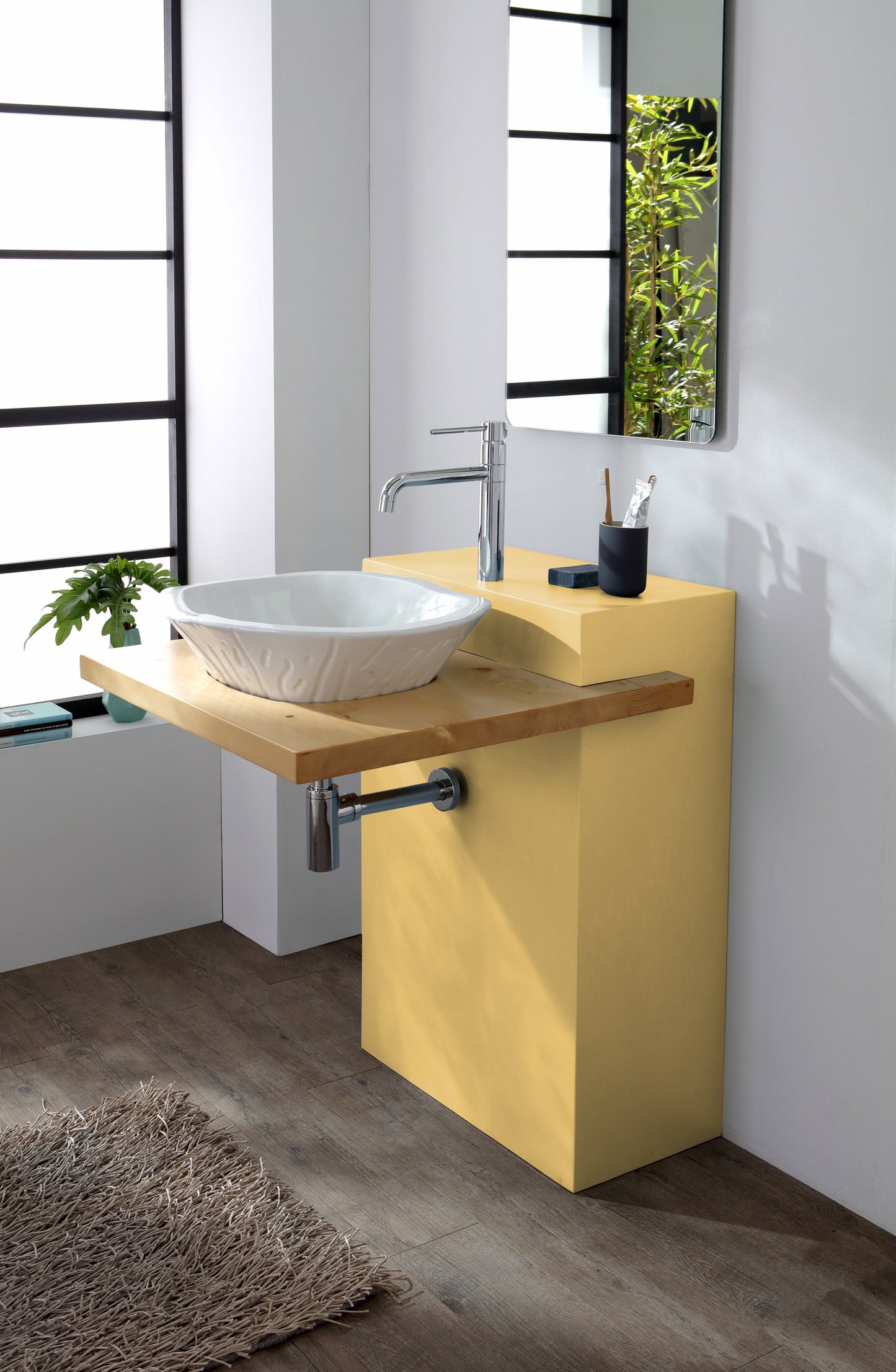 WOODEN CABINET WITH DRIPPER SHELF