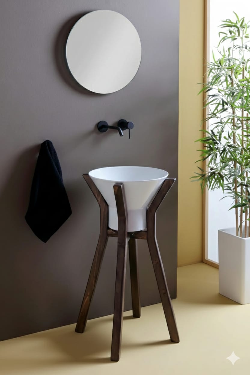 Struttura da terra alta in legno Megafono