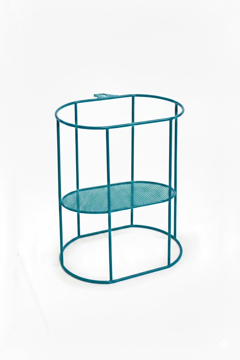 Struttura da terra alta in metallo Tinozza