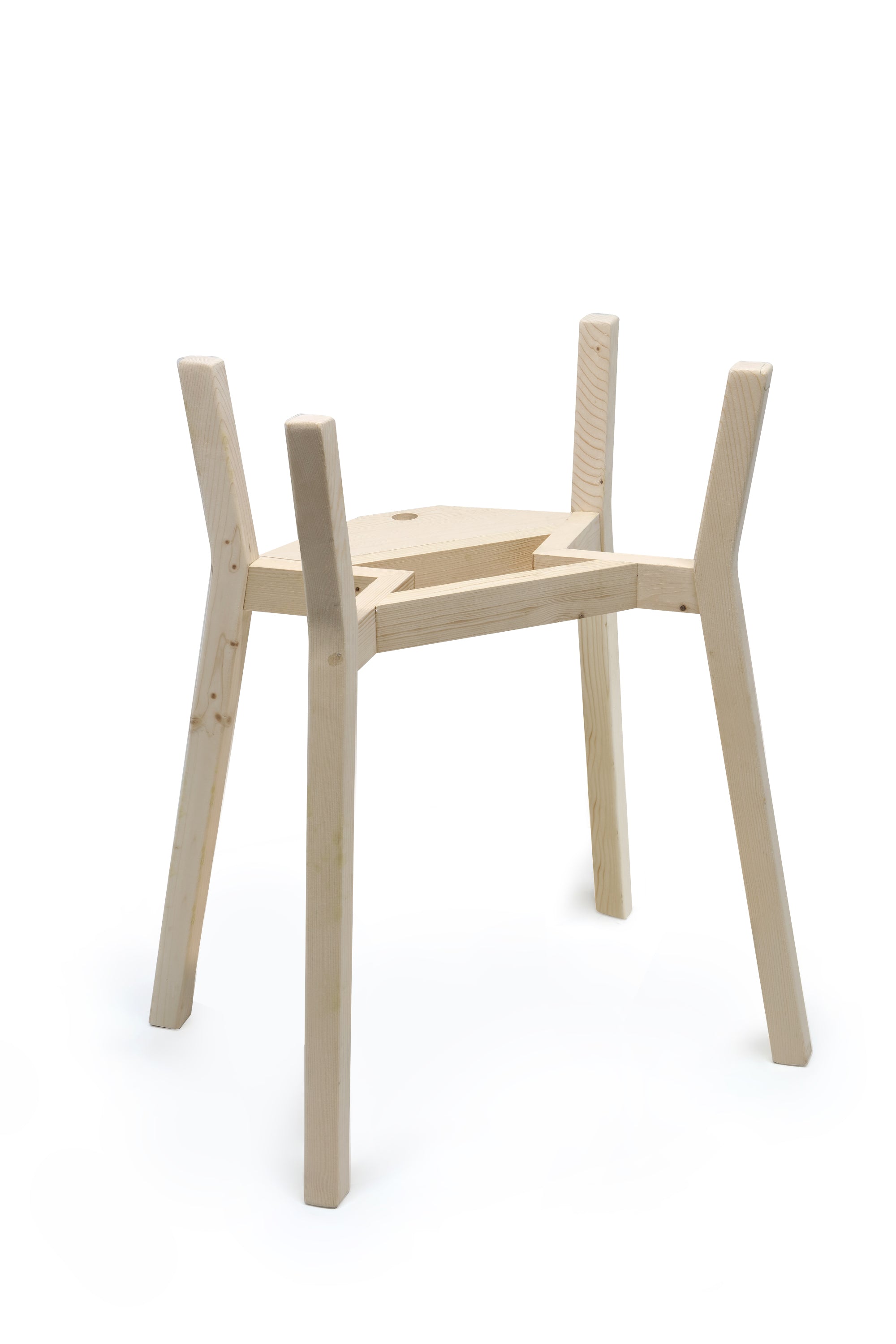 Struttura da terra alta in legno Tinozza