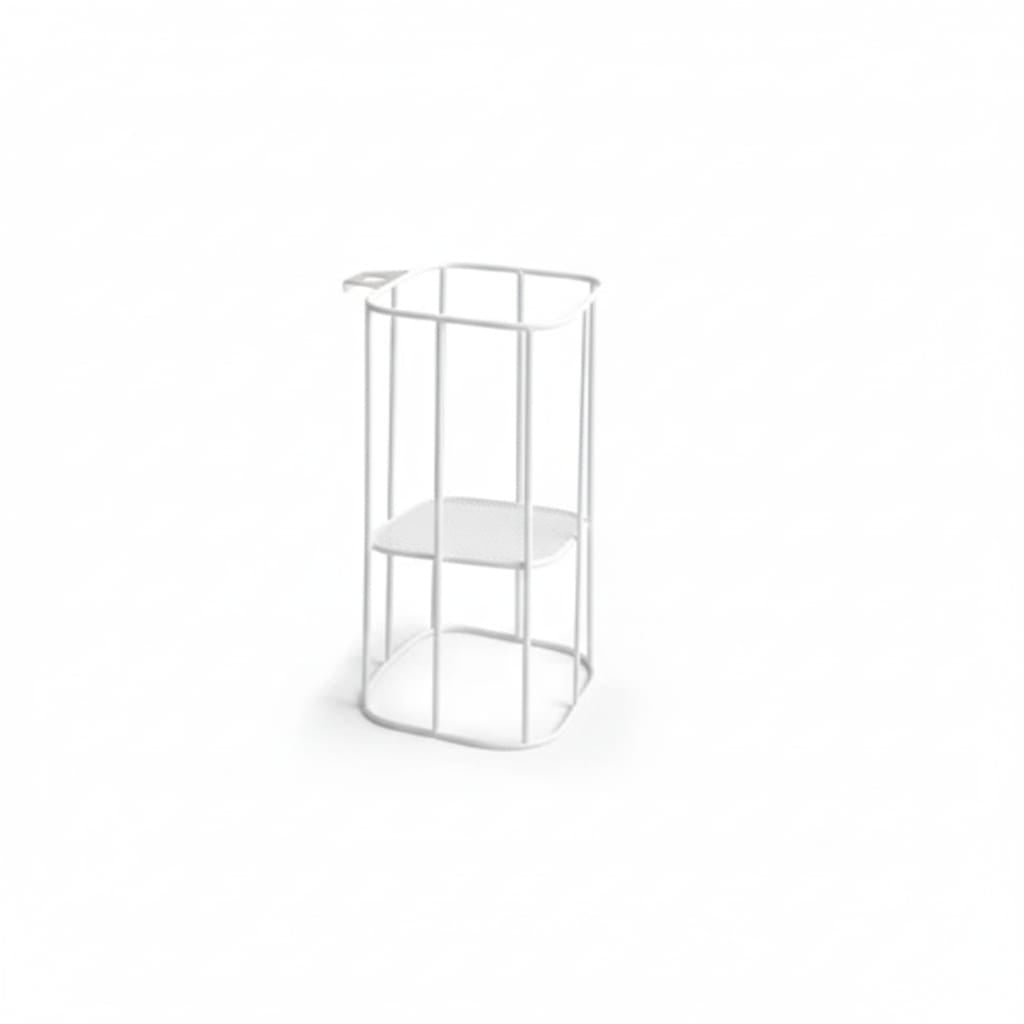 Struttura da terra alta in metallo Bacile Cubo