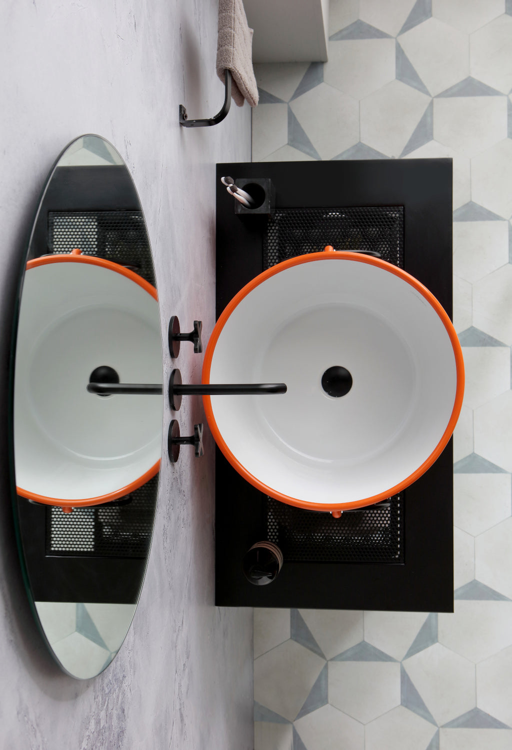 Mobile da terra in metallo Cavalletto