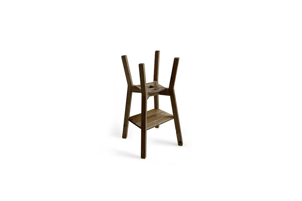 Struttura da terra alta in legno Bacile