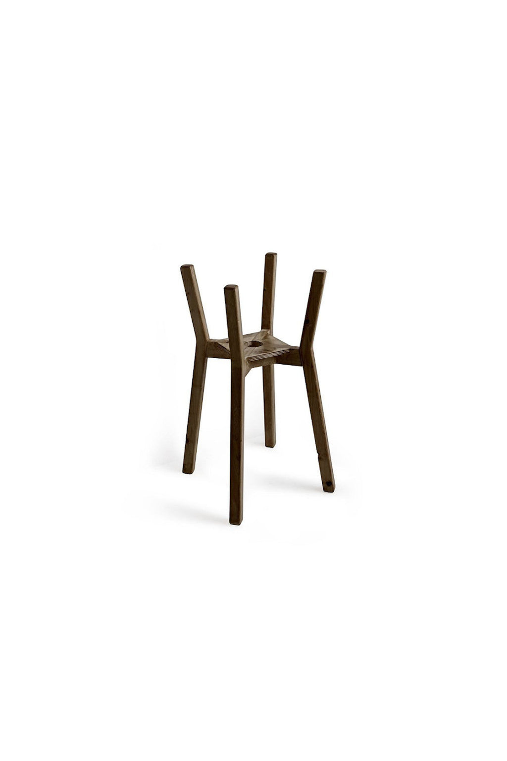 Struttura da terra alta in legno Bacile Cubo