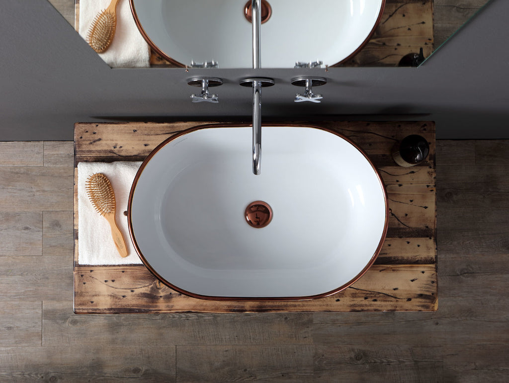 Mobile da terra in legno Cavalletto